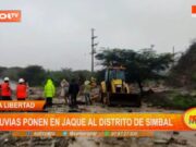 Trujillo: lluvias ponen en jaque al distrito de Simbal