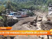 Piura: más de 5700 viviendas colapsaron en la región