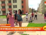 Trujillo: más de 40 familias afectadas por falta de energía eléctrica
