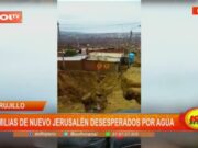 Trujillo: familias de Nuevo Jerusalén desesperados por agua