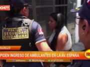 Trujillo: impiden ingreso de ambulantes en la avenida España