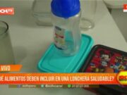 ¿Qué alimentos deben incluir en una lonchera saludable?
