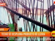 Pacasmayo: techo se desploma por fuertes lluvias