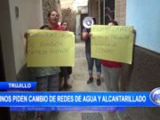 Trujillo: vecinos piden cambio de redes de agua y alcantarillado