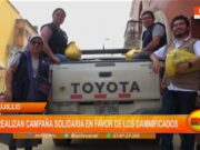 Trujillo: realizan campaña solidaria en favor de los damnificados
