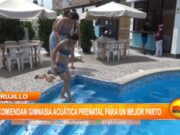 Trujillo: recomiendan gimnasia acuática prenatal para un mejor parto