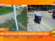Trujillo: vecinos preocupados por imprudencia de conductores