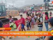 Áncash: vehículos permanecen varados cuatro días