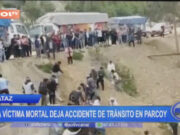 Pataz: una víctima mortal deja accidente de tránsito en Parcoy
