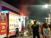 Incendio en pleno centro histórico de Trujillo