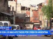 Internacional: niños son los más afectados por crisis en Argentina