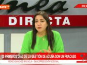 Mónica Sánchez: los 100 primeros días de la gestión de César Acuña son un fracaso