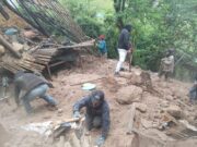 Vivienda copalsa tras las fuertes lluvias en Cochorco