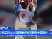 La Libertad: tres heridos deja accidente vehicular en Santiago de Chuco
