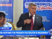 La Libertad: César Acuña responde por presunta politización de maquinaria