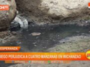 Trujillo: aniego perjudica a cuatro manzanas en Wichanzao