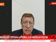 Decano nacional de Periodistas critica actitud del alcalde de Trujillo