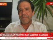Desastrosa ejecución presupuestal de gobiernos regionales