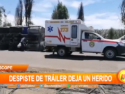 Ascope: despiste de tráiler deja un herido
