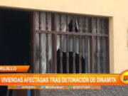 Trujillo: dos viviendas afectadas tras detonación de dinamita