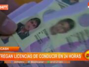 Áncash: entregan licencias de conducir en 24 horas