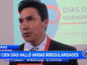 Huaraz: Alcalde de Catac, en cien días, halló varias irregularidades
