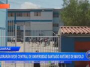 Huaraz: mejorarán sede central de Universidad Santiago Antúnez de Mayolo