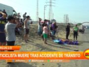 Trujillo: motociclista muere tras accidente de tránsito