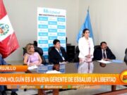 La Libertad: Claudia Holguín es la nueva gerente de EsSalud La Libertad