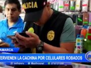 Cajamarca: intervienen “La Cachina” por celulares robados