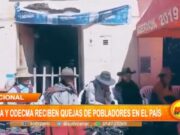 Nacional: OCMA y Odecma reciben quejas de pobladores en el país