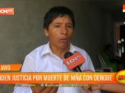 Padre de niña que murió por dengue camino al hospital pide justicia