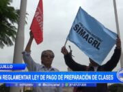 Trujillo: profesores piden reglamentar ley de pago de preparación de clases