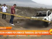 Trujillo: buscan a hombre por crimen de transexual que fue quemado