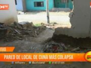 Trujillo: pared de local de Cuna Más colapsa