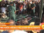 Trujillo: último adiós a músico fallecido en accidente