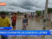 Piura: viviendas colapsan por las lluvias en A.H. Los Pinos