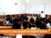 La Libertad: Yvo Hora busca llegar al decanato del Colegio de Abogados
