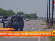 Estados Unidos: 8 migrantes fallecen tras ser arrollados por auto