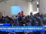 Brigadas escolares en Huaraz reciben capacitación en primeros auxilios
