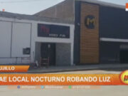 Trujillo: Local nocturno es sorprendido robando luz y generando peligro