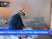 Disminuye en 10% la renuencia en Lambayeque a fumigaciones domésticas contra el dengue