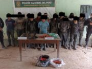 Detienen a 13 presuntos parqueros e incautan armamento y material explosivo en Pataz