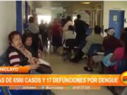 Chiclayo: más de 6500 casos y 17 defunciones por dengue