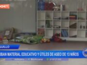 Trujillo: delincuentes roban material educativo de jardín infantil