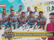 Deportivo El Rayo celebra bicampeonato en Víctor Larco