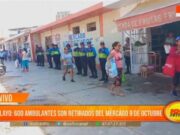 Chiclayo: más de 600 ambulantes son retirados del mercado 9 de Octubre