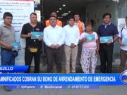Damnificados por el ciclón Yaku en Trujillo reciben bono de arrendamiento de emergencia