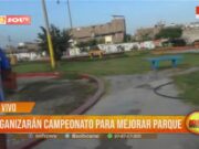 Trujillo: organizarán campeonato para mejorar parque