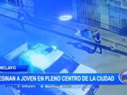 Joven asesinado a balazos por sicarios en motocicleta en Chiclayo